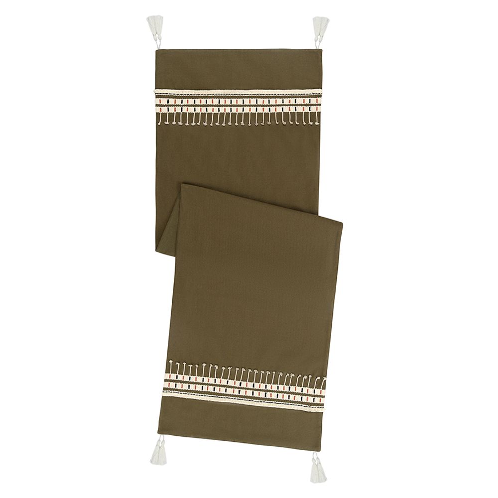 Дорожка на стол Nomad grid из коллекции Ethnic, 45х150 см