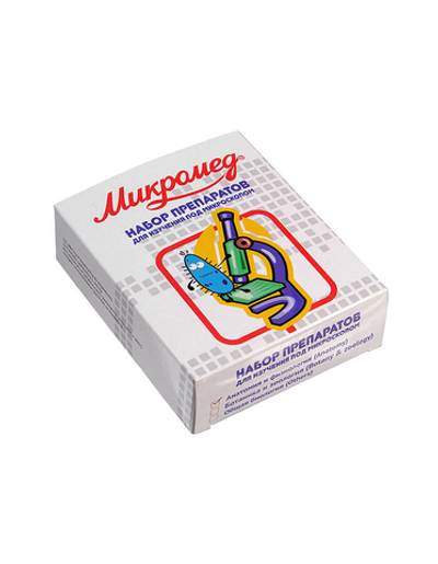 Набор препаратов "Ботаника и зоология" (14 обр.)