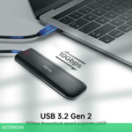 Внешний накопитель Netac External 500Gb ZX Black (NT01ZX-500G-32BK)