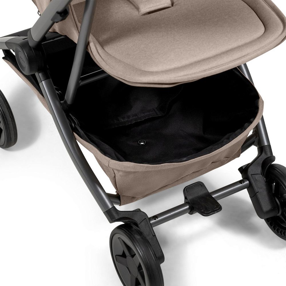 Детская прогулочная коляска Joolz Aer 2 с бампером и реверсивным блоком Sandy Taupe