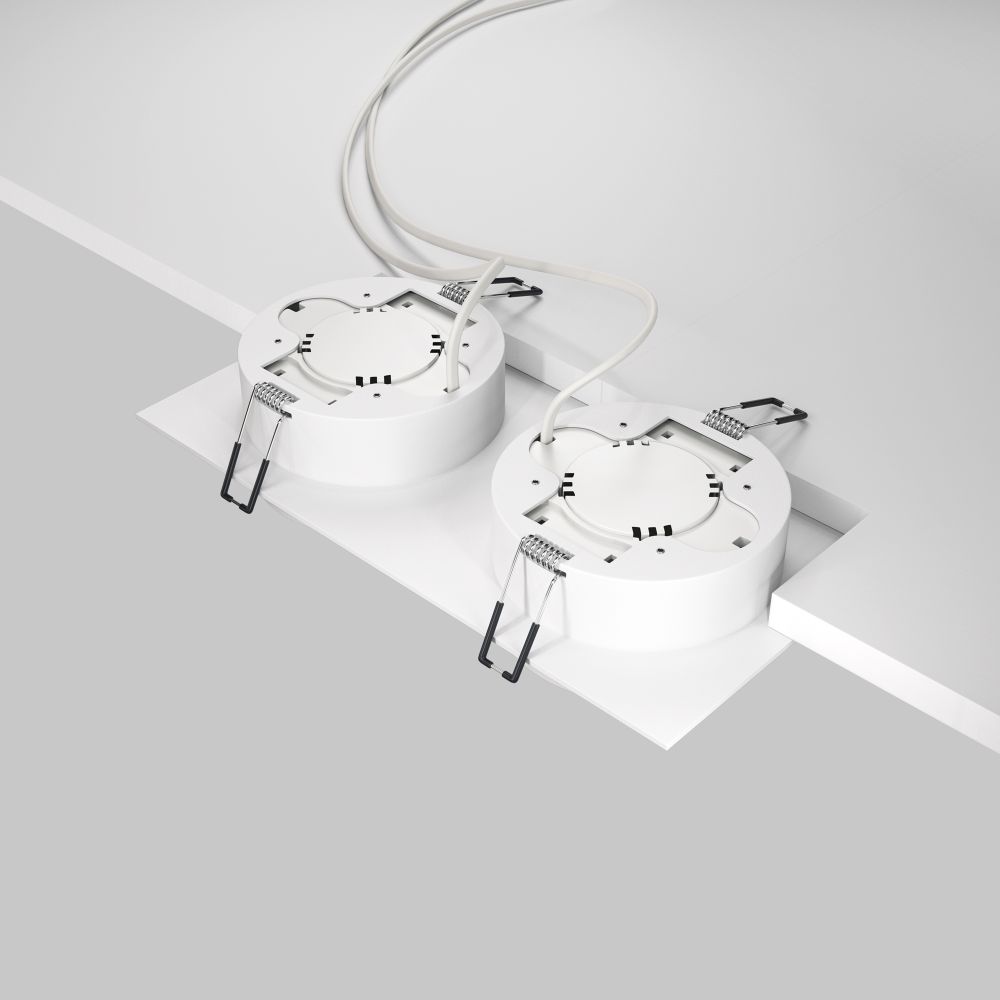 Светильник встраиваемый Maytoni Hoop DL086-02-GX53-SQ-W