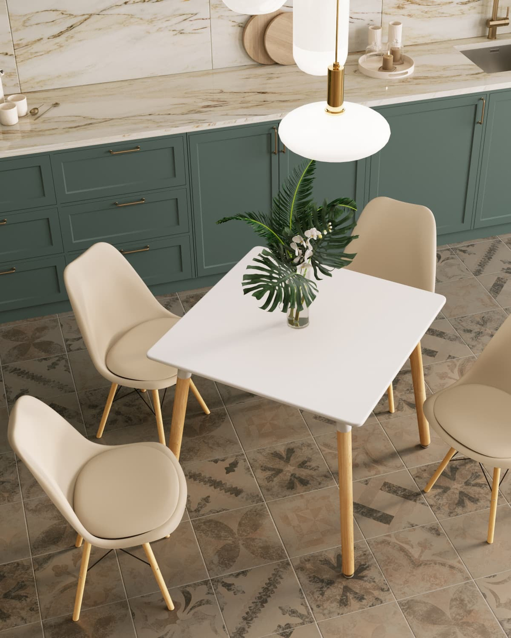 Стол Oslo Square  80х80 см белый