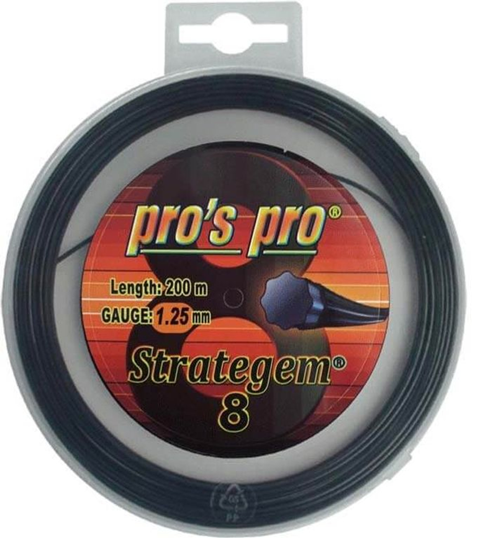 Теннисные струны Pro's Pro Strategem 8 (12 m) - black