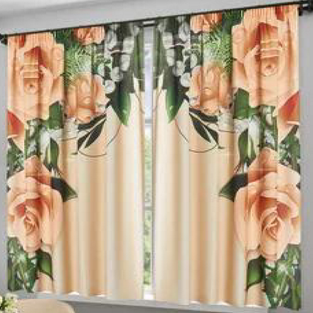 Фотошторы для кухни "В. РОЗЫ С ЖЕМЧУГОМ", Россия.