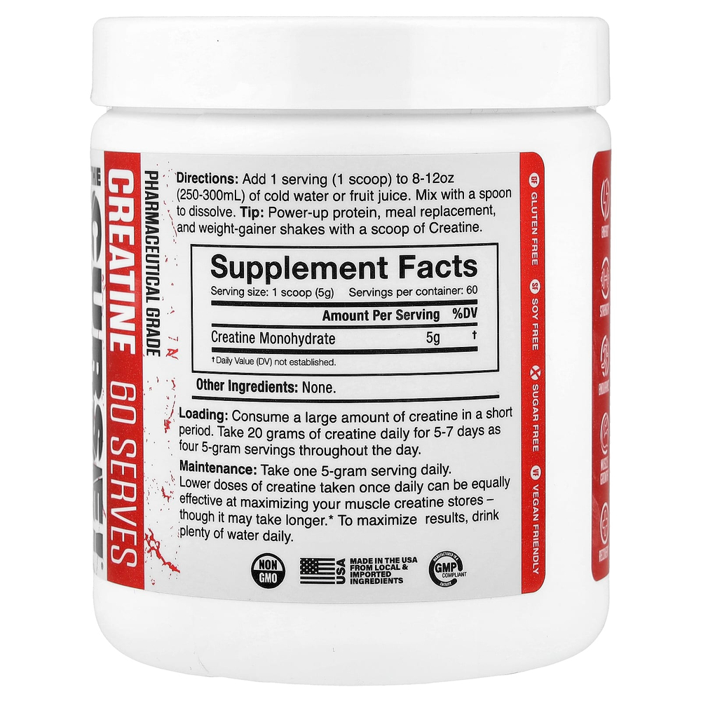 JNX Sports, The Curse!®, креатин, с нейтральным вкусом, 300 г (10,6 унции)