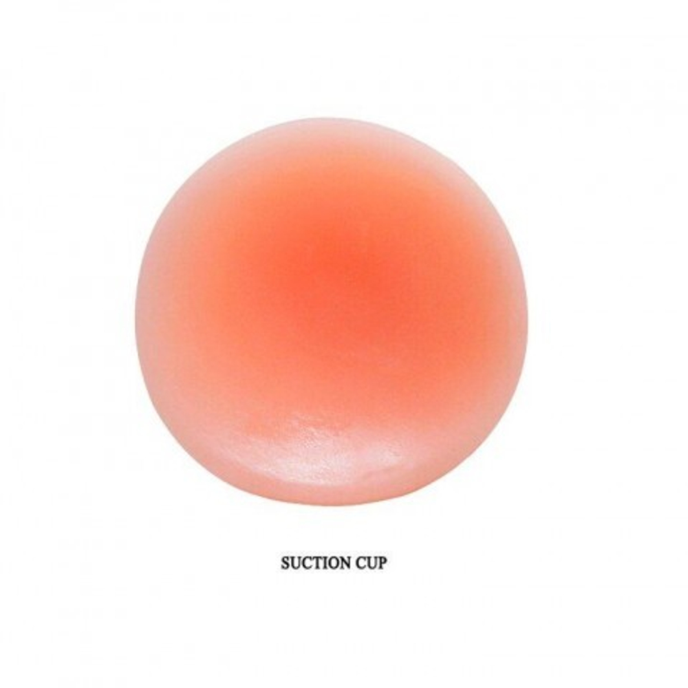 Вибратор-реалистик на присоске с ротацией Super Rota Dong (14,5×3,2 см)