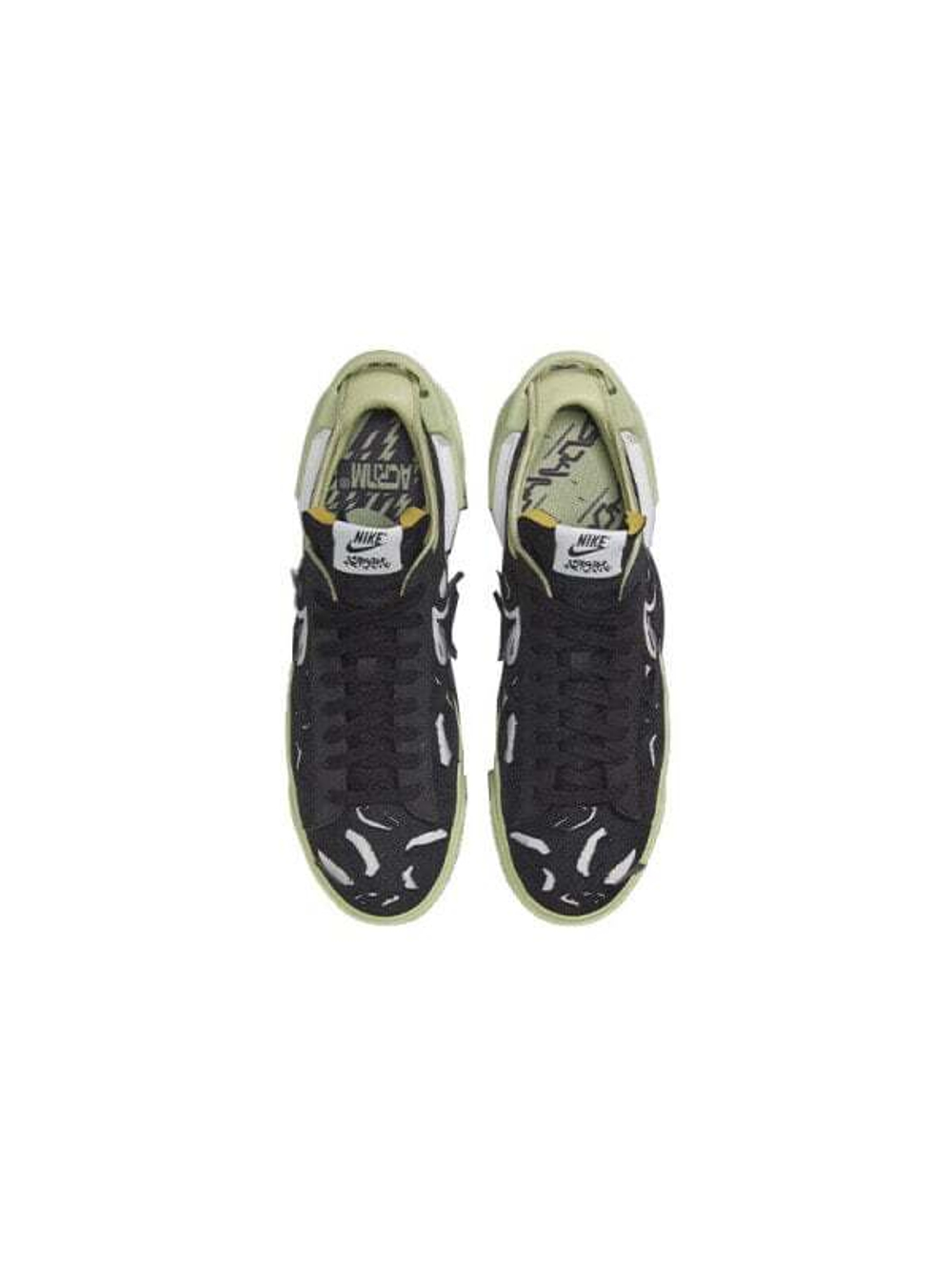 Кроссовки Nike Blazer Low Acronym Black Olive Aura