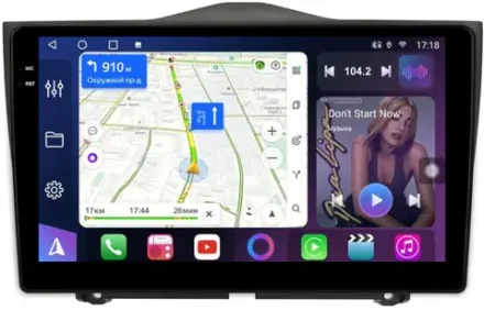Магнитола для Lada Granta 2018+ - FarCar BM1206M монитор 9.5" QLED на Android 14, TS10, 4+32Гб, CarPlay, 4G SIM-слот