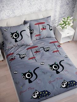 Простынь полисатин Simple House "Кэтрин" 240x215 см