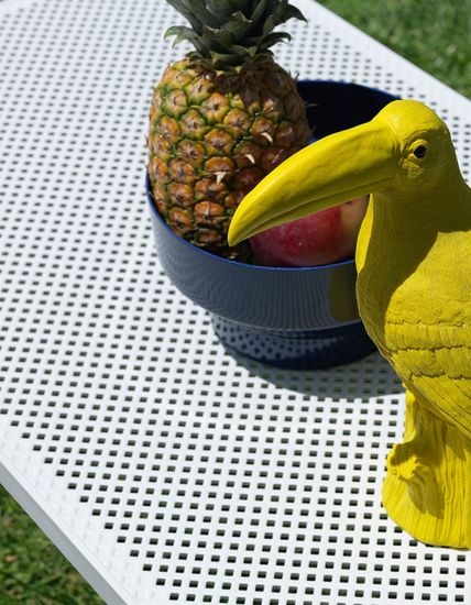 Журнальный столик Net Table 100 пластиковый белый Nardi Италия