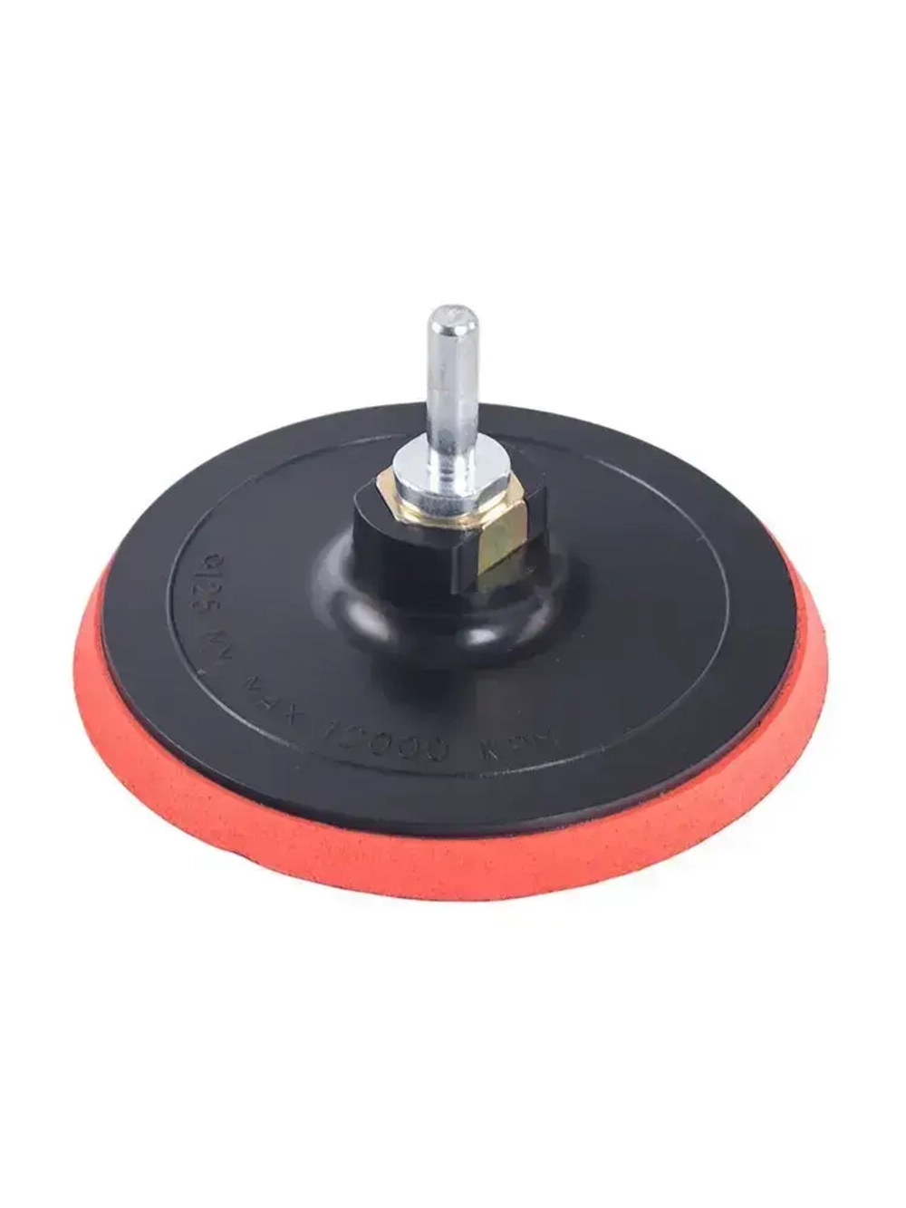 Тарелка опорная 125 мм насадка для дрели и УШМ для АГШК (черепашки) с липучкой и адаптером VIRA