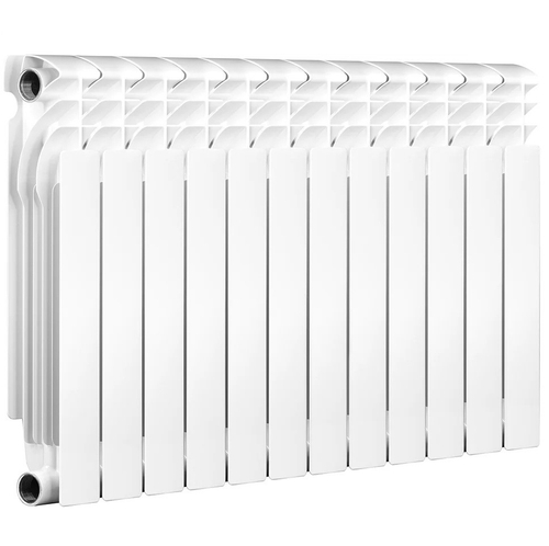 Радиатор биметаллический Radena CS 1000 500/100 боковое подключение белый 12 секций