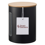 Набор банок для хранения kaffi, 1 л, матовые черные, 3 шт.