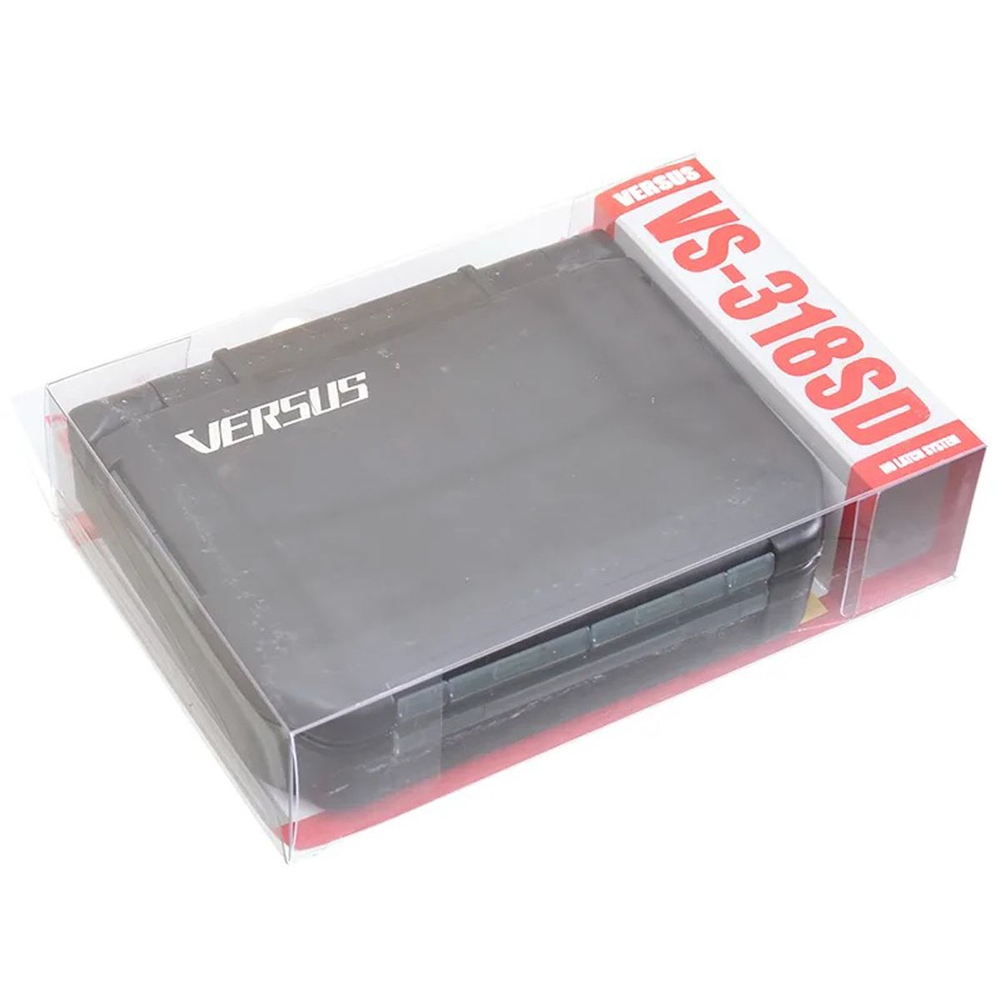 Коробка рыболовная Versus VS-318DD Black