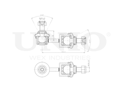 Стойка стабилизатора задняя UNIO SSP-50110