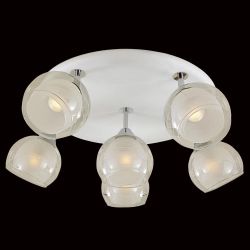 Citilux Самба CL158161 Люстра с поворотными плафонами Белая Хром