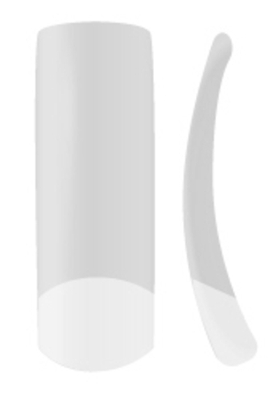 Типсы классические BeautyPro Арт.103025 широкая контактная зона белые 500 шт