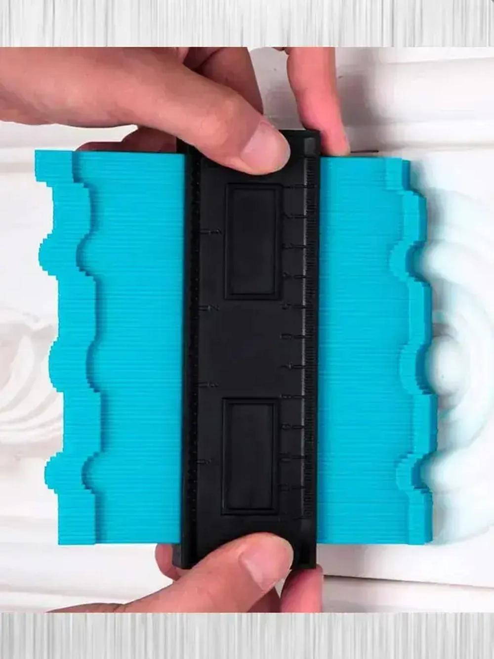 Шаблон копировальный строительный 125мм глубина замера 50мм!