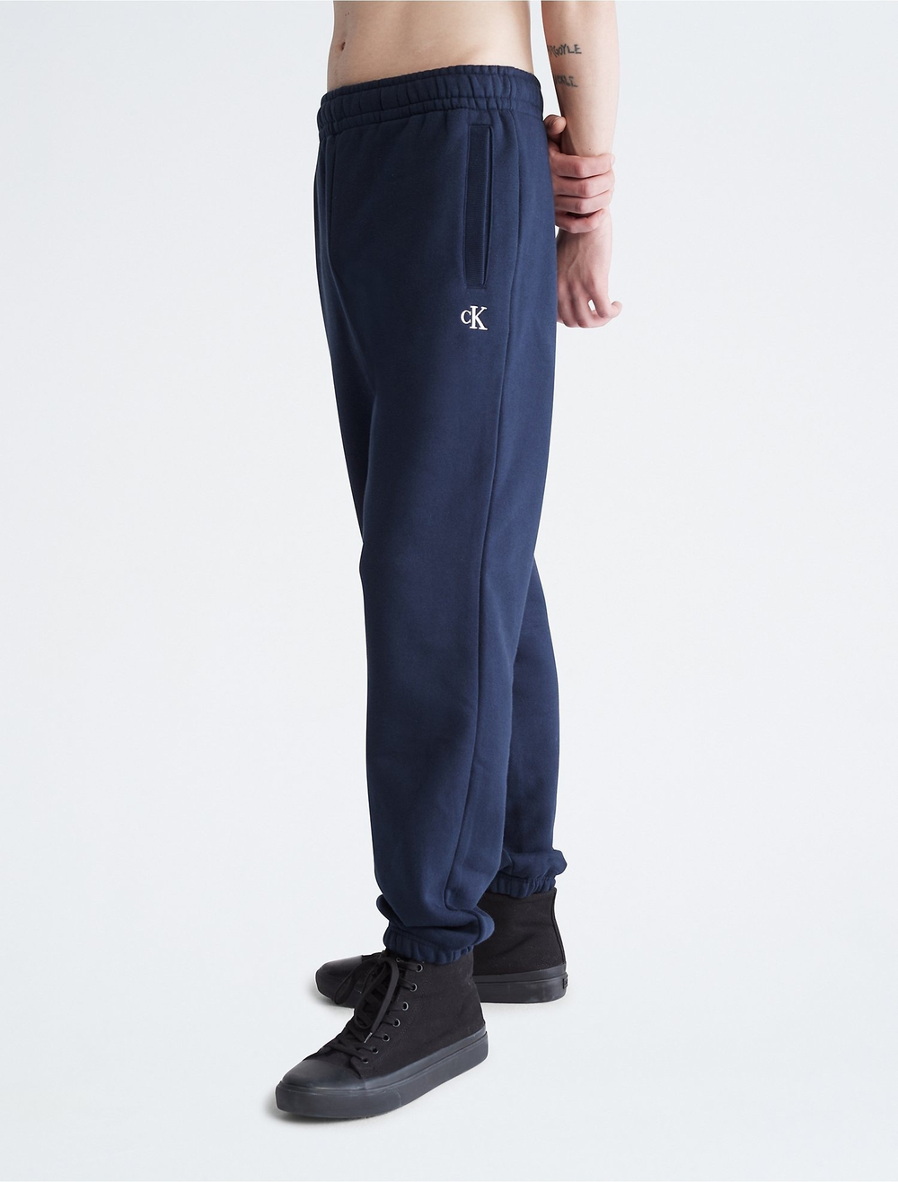Брюки Calvin Klein Archive Logo Fleece Dark Sapphire - M