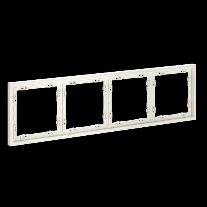 Рамка пластиковая S70 на 4 пост, (хлопок) Voltum VLS100413