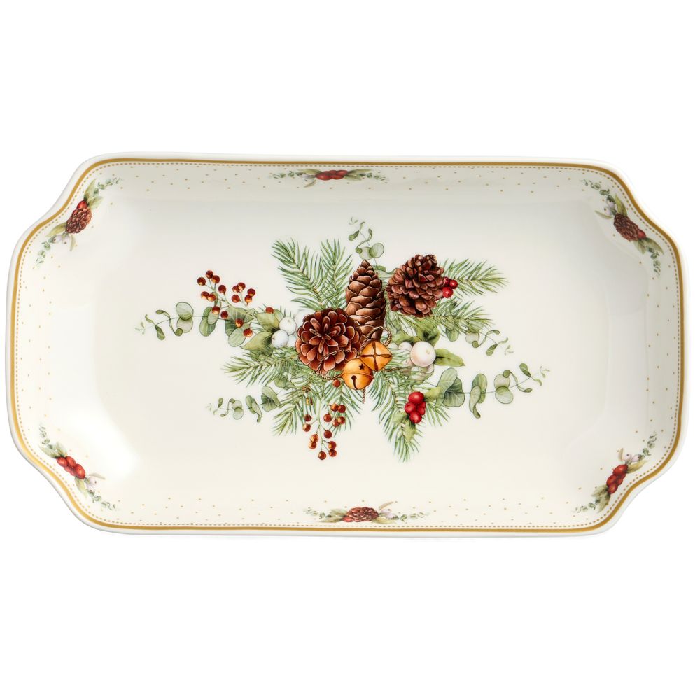 БЛЮДО LEFARD "CELEBRATION" ГЛУБОКОЕ 25*14*4 СМ (КОР=36ШТ)