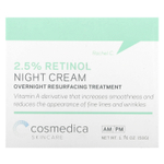 Cosmedica Skincare, Ночной крем с 2,5% сывороткой ретинола, ночная омолаживающая процедура, 50 г (1,76 унции)