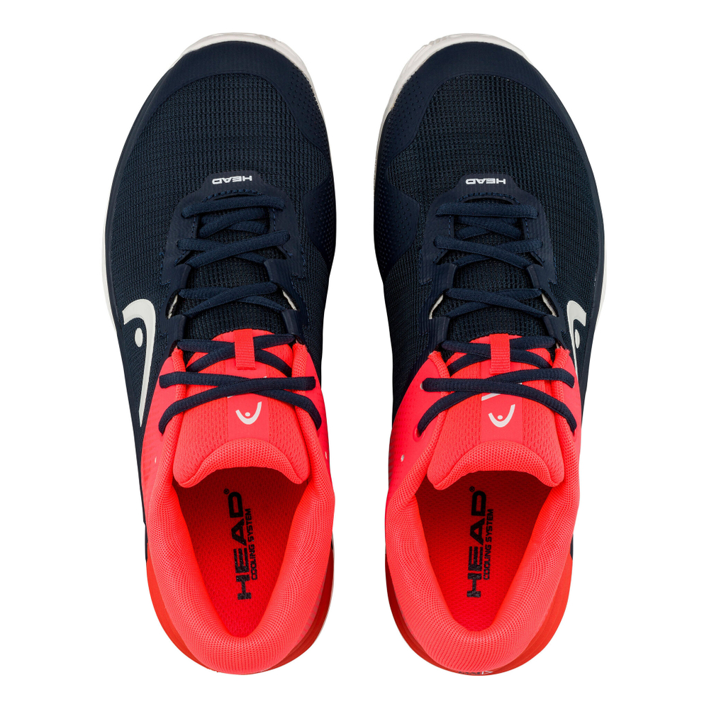 Мужские теннисные кроссовки HEAD Revolt Evo 2.0 Clay Court Shoe Men - Dark Blue, Neon Red