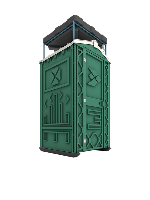 Мобильная душевая кабина ECOSTYLE Экогрупп(1200x1100x2550см;80кг;синий) - арт.560144