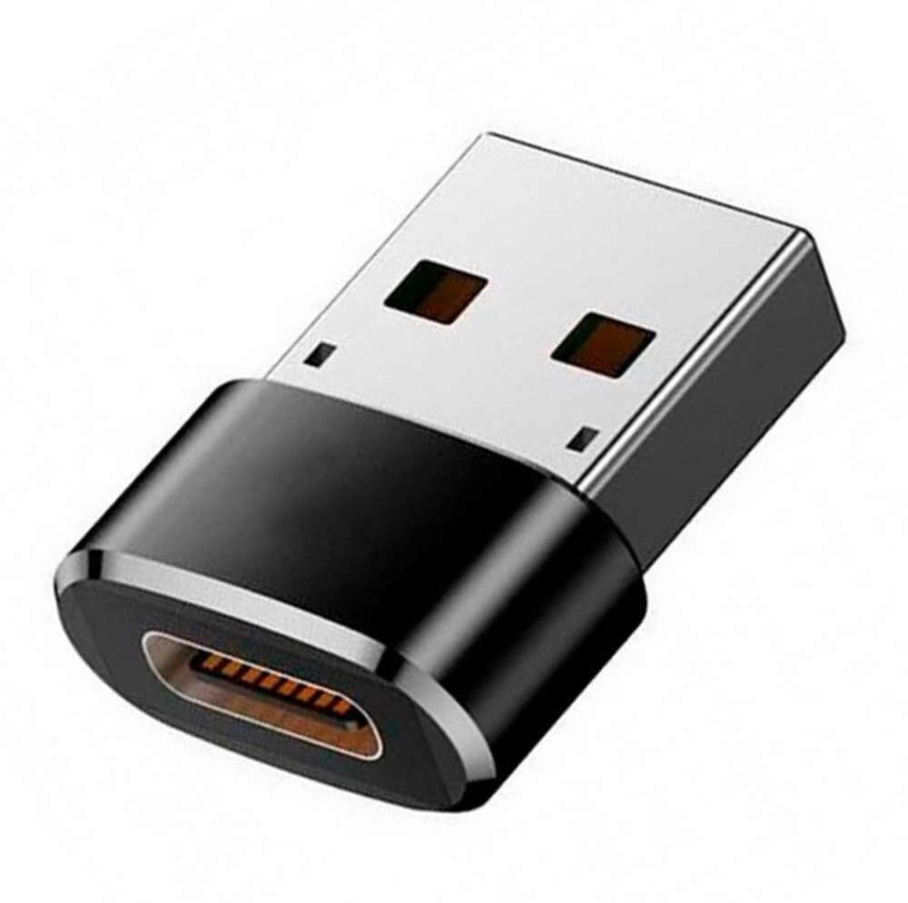 Переходник USB - Type C (черный)