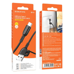 Кабель USB - TypeC BOROFONE BX91 (черный) 1м
