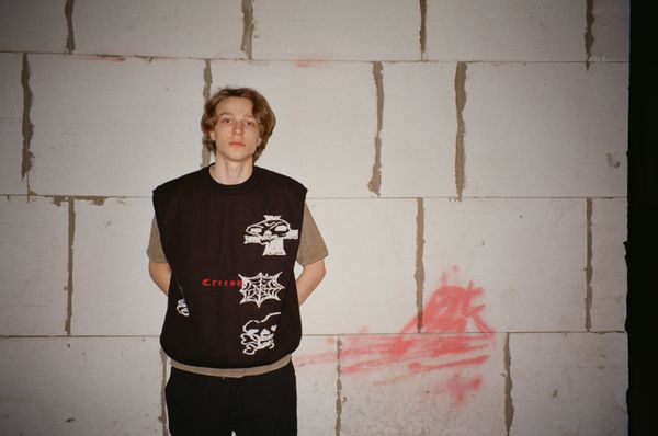 Жилет Череп черный - фото 2