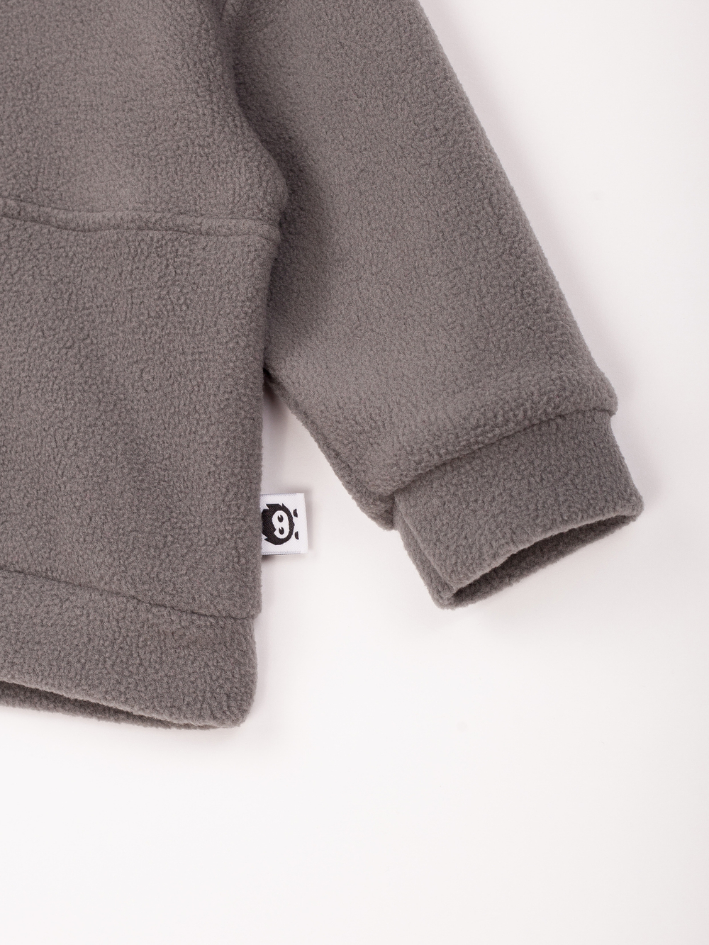 Олимпийка флисовая на молнии "Графитовый"