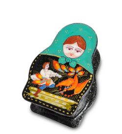 Народные промыслы ШК-12/ 2 Шкатулка «Матрешка» в асс.