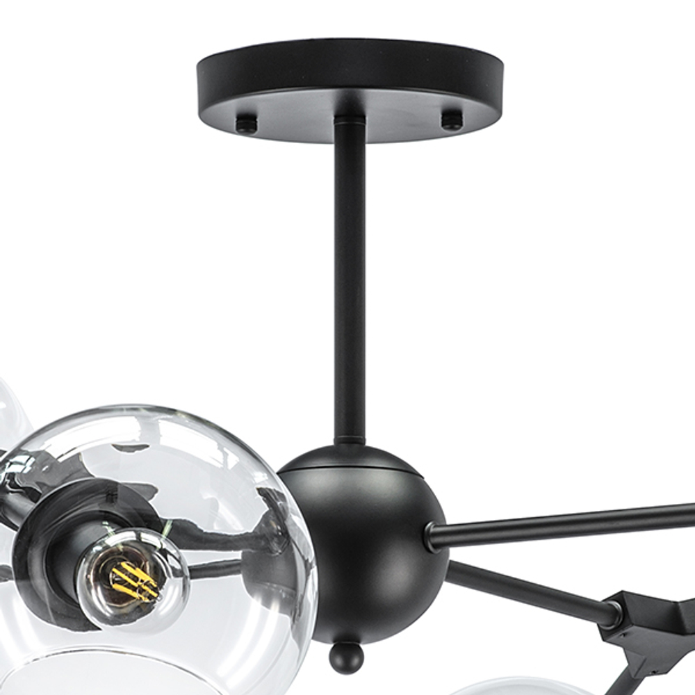 785087 Люстра BETA 8x40W E27 ЧЕРНЫЙ