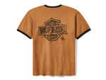 Футболка Willie G Sketch Art Ringer Tee - Dark Chocolate Harley-Davidson