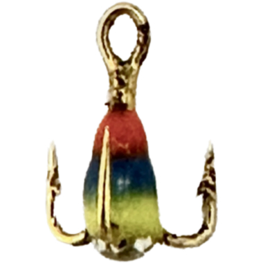 Тройник Dixxon с каплей Swarovski 777 №16LX 0021465  1шт