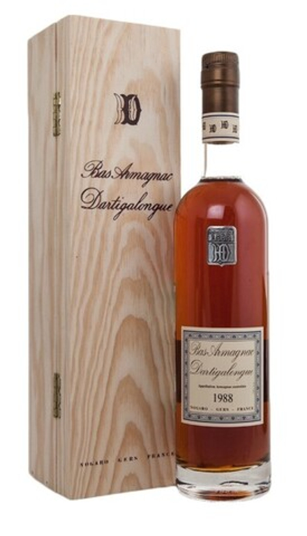 Арманьяк Dartigalongue, Bas Armagnac AOC, 1988, 0.5 л.