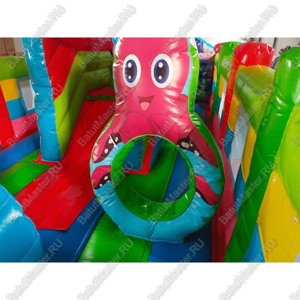 Коммерческий надувной батут "Морские обитатели 2"