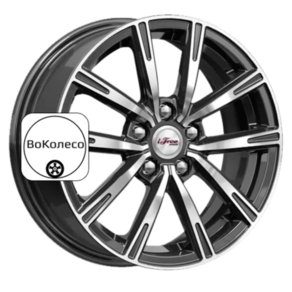 6x15/5x100 ET38 D57,1 Драйвер (КС996) Блэк Джек iFree