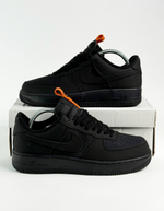 Кроссовки Nike Air Force 1 Low с мехом #B88 (черн.)