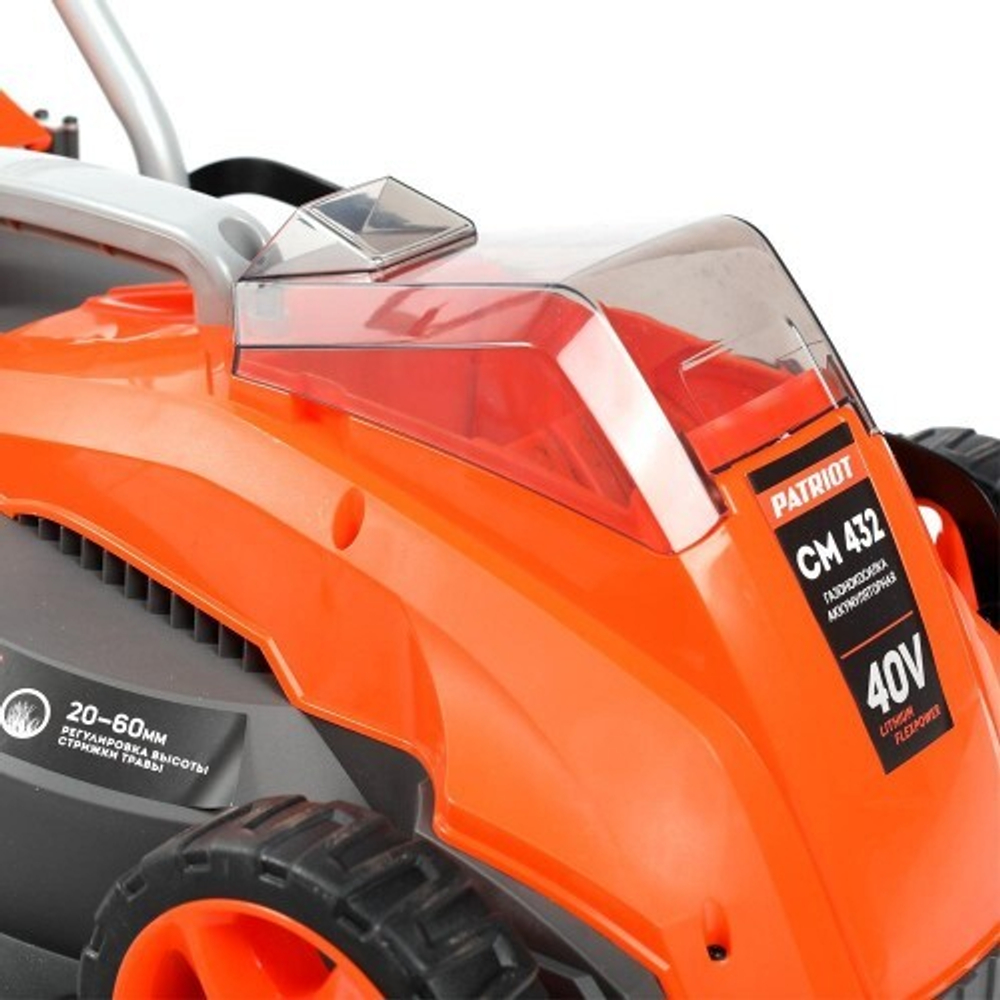 Газонокосилка аккумуляторная PATRIOT CM 432 баз АКБ и ЗУ 250201432