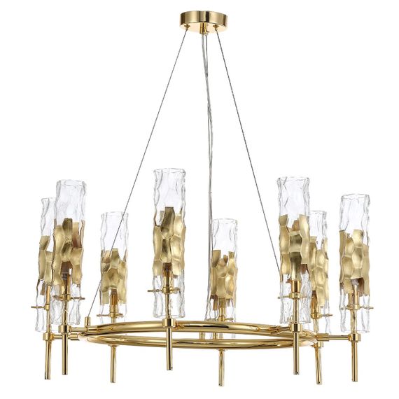 Подвесная люстра Crystal Lux Primavera SP8 Gold