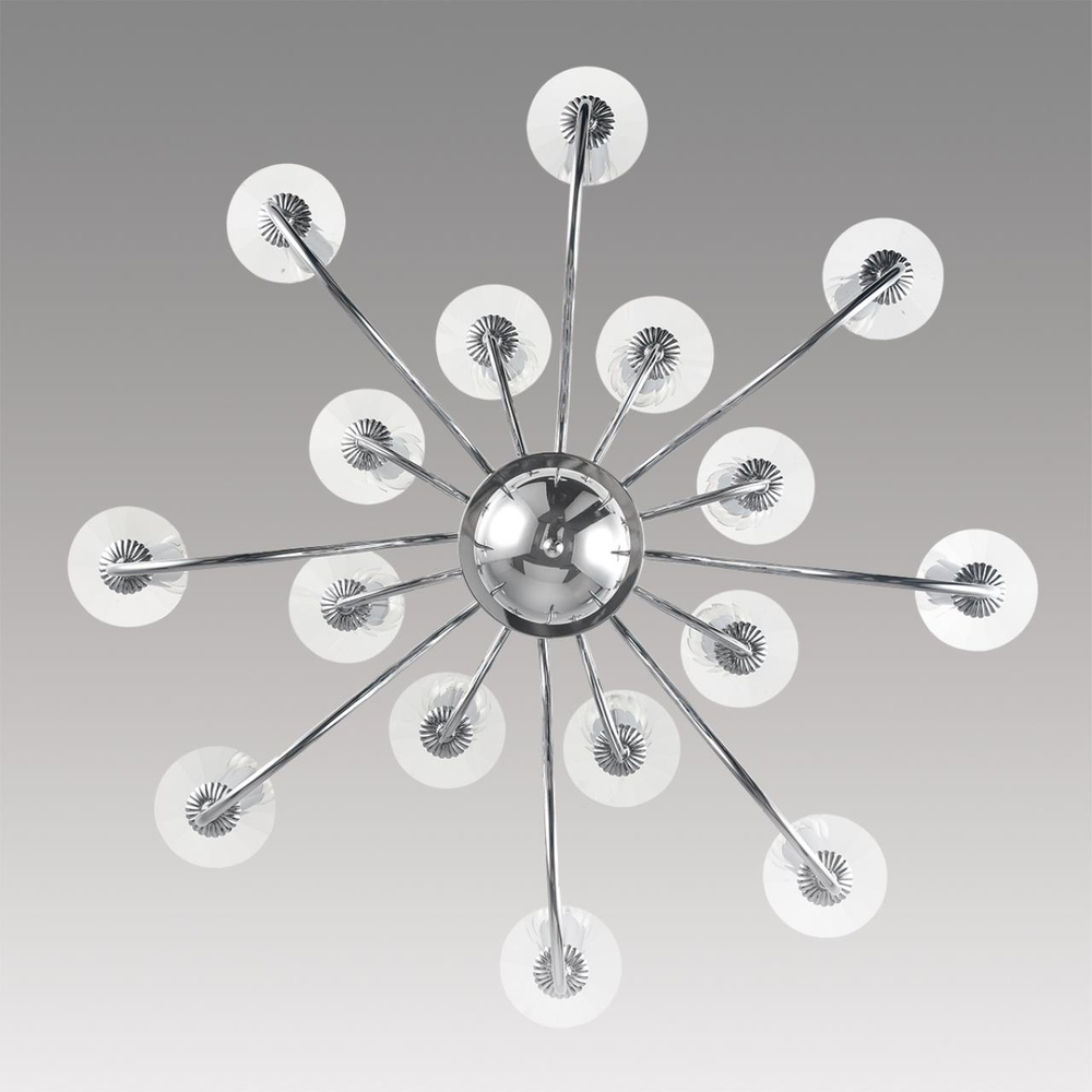 8034/16 CLASSI LN26 082 хром, металл/стекло Люстра подвесная Е14 16*40W 220V INCANTO