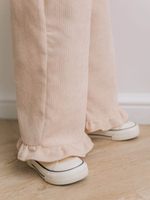 Вельветовые брюки с рюшками, Милк