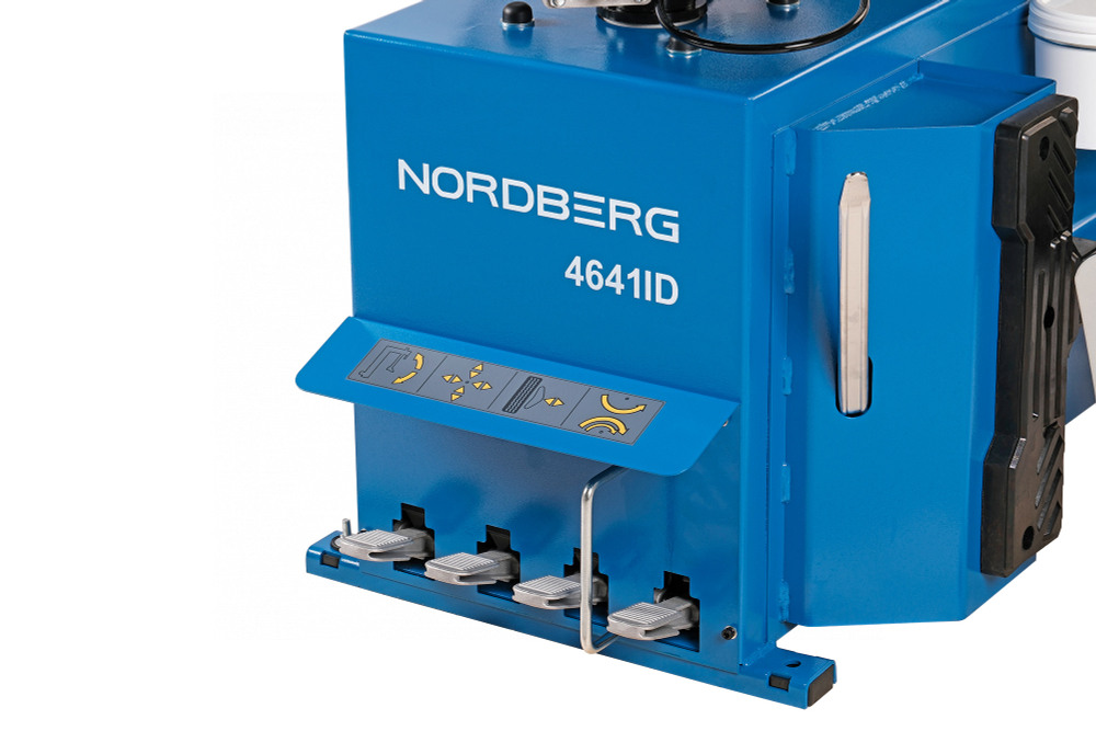 NORDBERG (4641ID(B)) Станок шиномонтажный 380V автомат, 2х скор, стол с накладками, синий