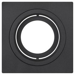 Светильник встраиваемый алюминиевый ЭРА KL85 BK под лампу MR16 GU5.3 черный