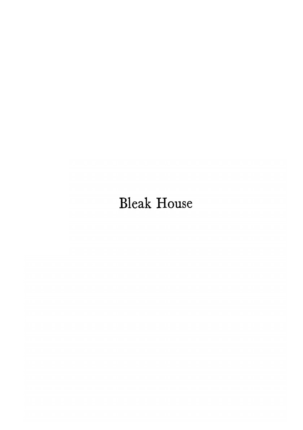Bleak House | Charles Dickens