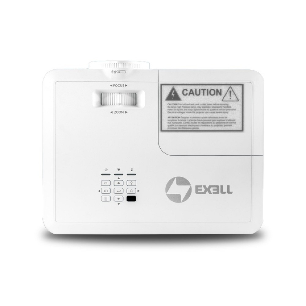 Проектор Exell EXD101W Проектор (DLP, 3800 ANSI, XGA (1024x768), Объектив 1.94 - 2.16)