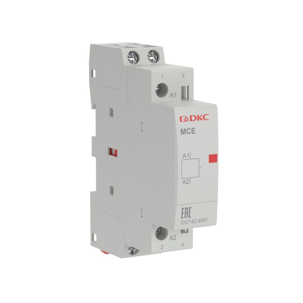 Контактор модульный YON max типа MCE, 2P, 16A, 24В DC, 2НЗ