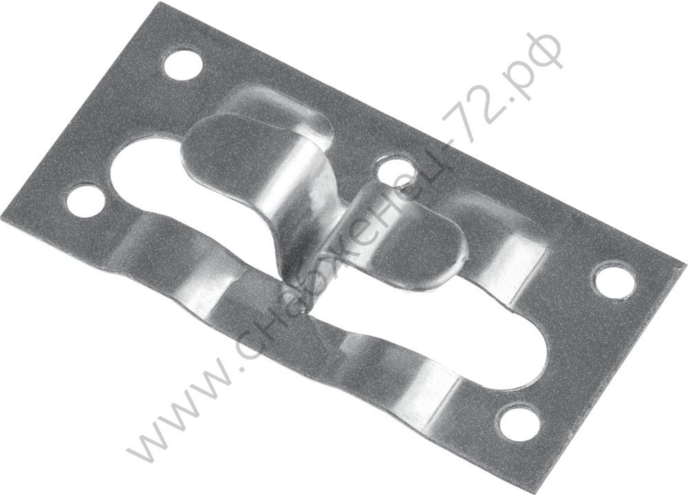 ЗУБР Кляймер-КГ 10 х 34 х 70 мм, угловой крепеж для керамогранита, цинк, 50 шт (30857)